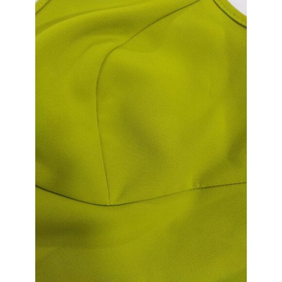 Lime Green Plunge Bralette Top with Hook Closure, Sincerely Jules, Size S. NWT - Picture 5 of 8